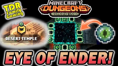 Desert temple eye of ender - This is my Minecraft Dungeons / The Search for Eye of Ender / Desert Temple / 24:28 Reaping Eye / Echoing Void DLC / Multiplayer Walkthrough. No commentary. ... 